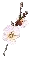 White Cherry Blossom Branch